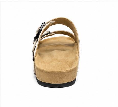 Sandale Double Bride Imprimé Vache